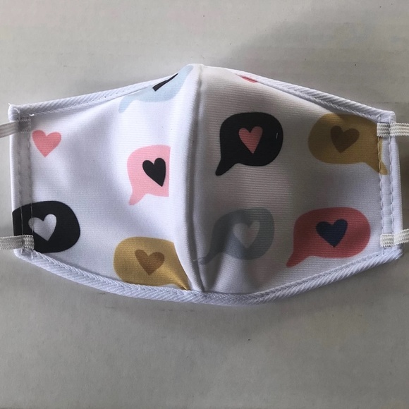 TAILORED HEART CONVERSATIONS FASHION GRAPHIC MASK - Picture 3 of 3